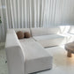 - Bespoke Large White Ivory Modular Sofa Set