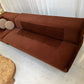 Vintage Fler Choc Velvet Modular Sofa / Bed