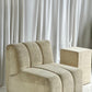 - Soft Cream Curved Modular Sofa Set