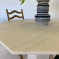 Vintage Honed Travertine Dining Table