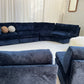 - Bespoke Curved Midnight Chenille Modular Sofa