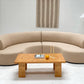 Curved Boucle Modular Sofa