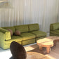 - Bespoke Large Sage Green Modular Sofa
