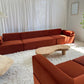 - Copper Velvet Modular Sofa Set