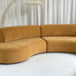 Bespoke Mustard Curvy Modular Sofa