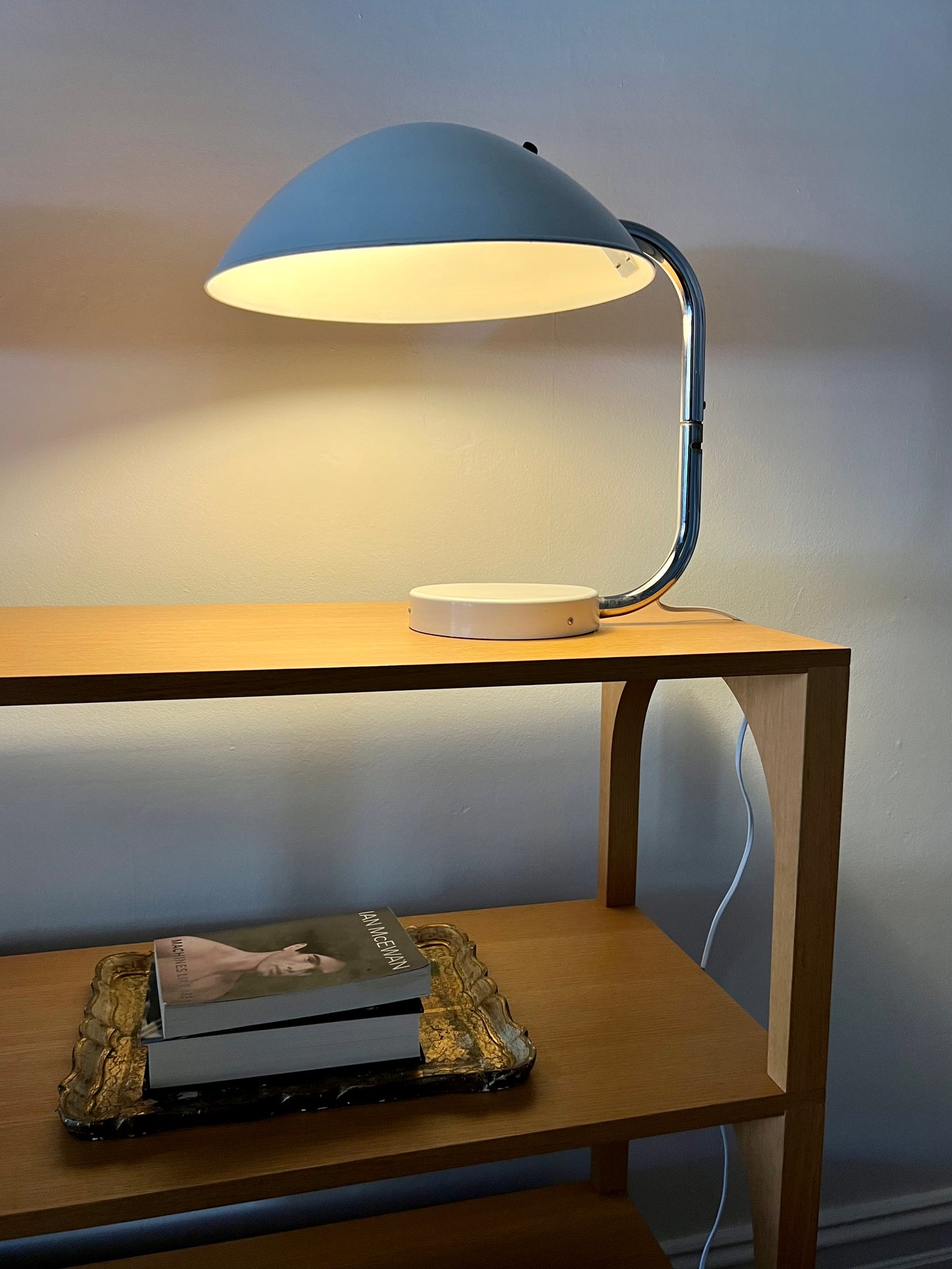 Large Mid Century Swedish Lamp