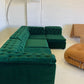 Vintage Fler Velvet Modular Sofa