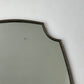 1950s Italian Brass Mirror - Beaded Shield