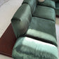 - Low Green Velvet Modular Sofa Set
