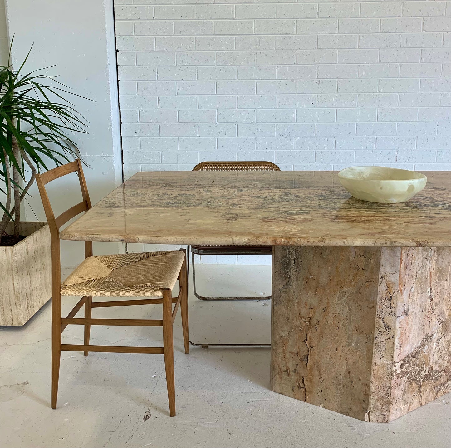 Vintage Marble Dining Table
