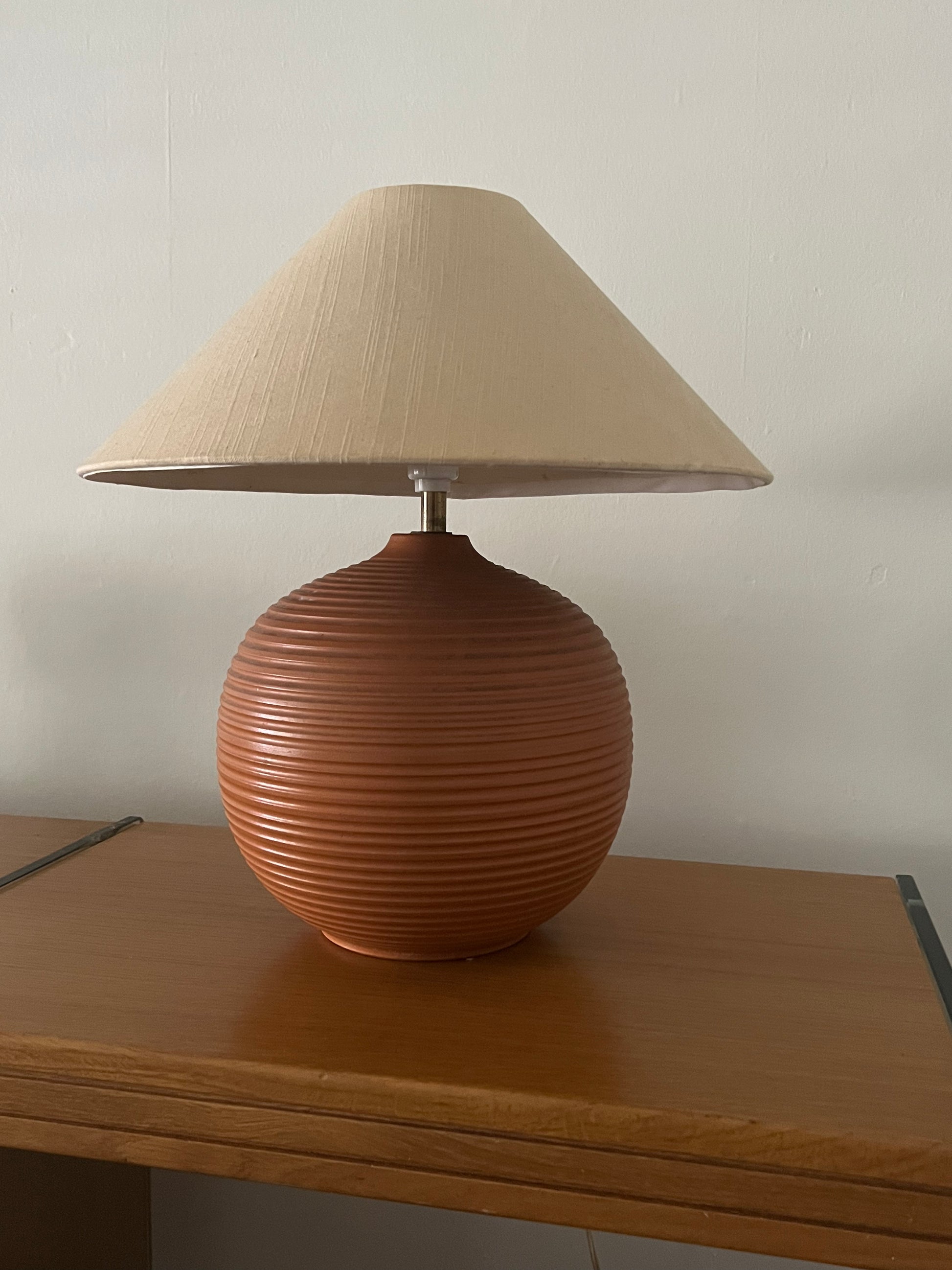 Large discount terracotta lamp