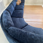 - Bespoke Curved Midnight Chenille Modular Sofa
