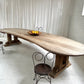 Custom Large Wooden Curved Table