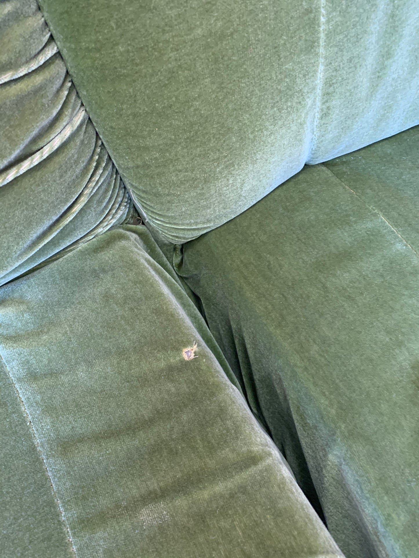 Vintage Velvet Modular Sofa