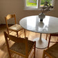 Vintage timber rush dining chairs