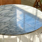 Custom Calcutta Marble & Lucite Table