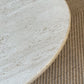 Oval Travertine Coffee Table