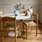 Vintage timber rush dining chairs