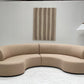 Curved Boucle Modular Sofa