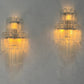 Murano Sconce - Venini TRONCHI CLEAR - Two Available