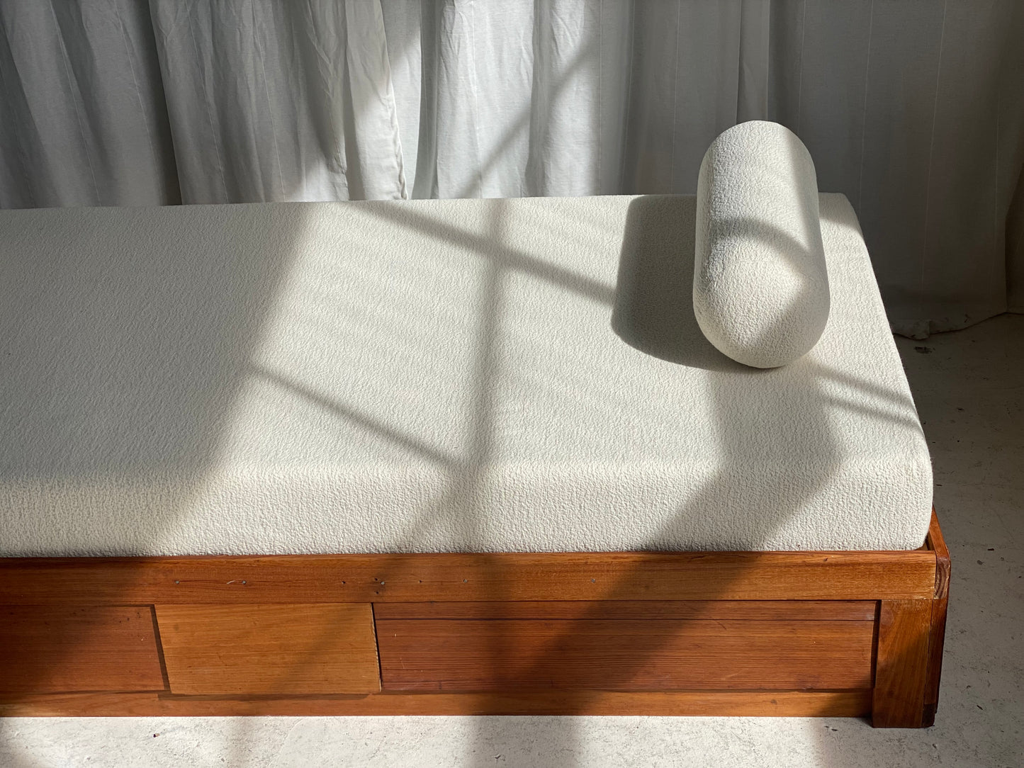 Vintage Handmade Wooden Daybed Sofa