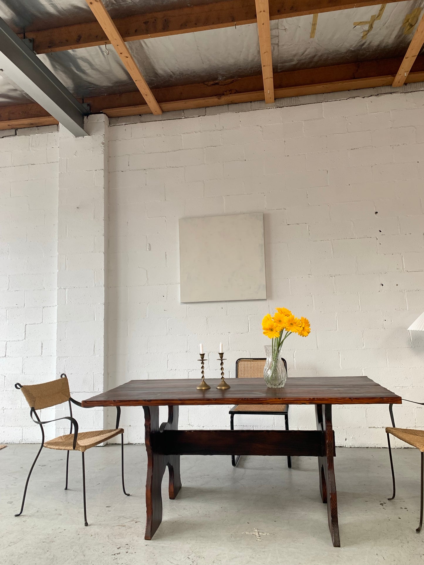 Hand Carved Spanish-Style Dining Table