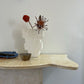 Vintage Creamy Pink Stone Console