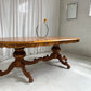 - Large Vintage Burl Carved Table