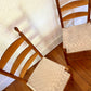 Shaker Style Ladderback Chairs - Six Available