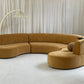 Bespoke Mustard Curvy Modular Sofa