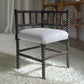 - Antique French Bobbin Chair in Lilac Linen
