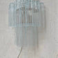Murano Sconce - Venini TRONCHI CLEAR - One Available