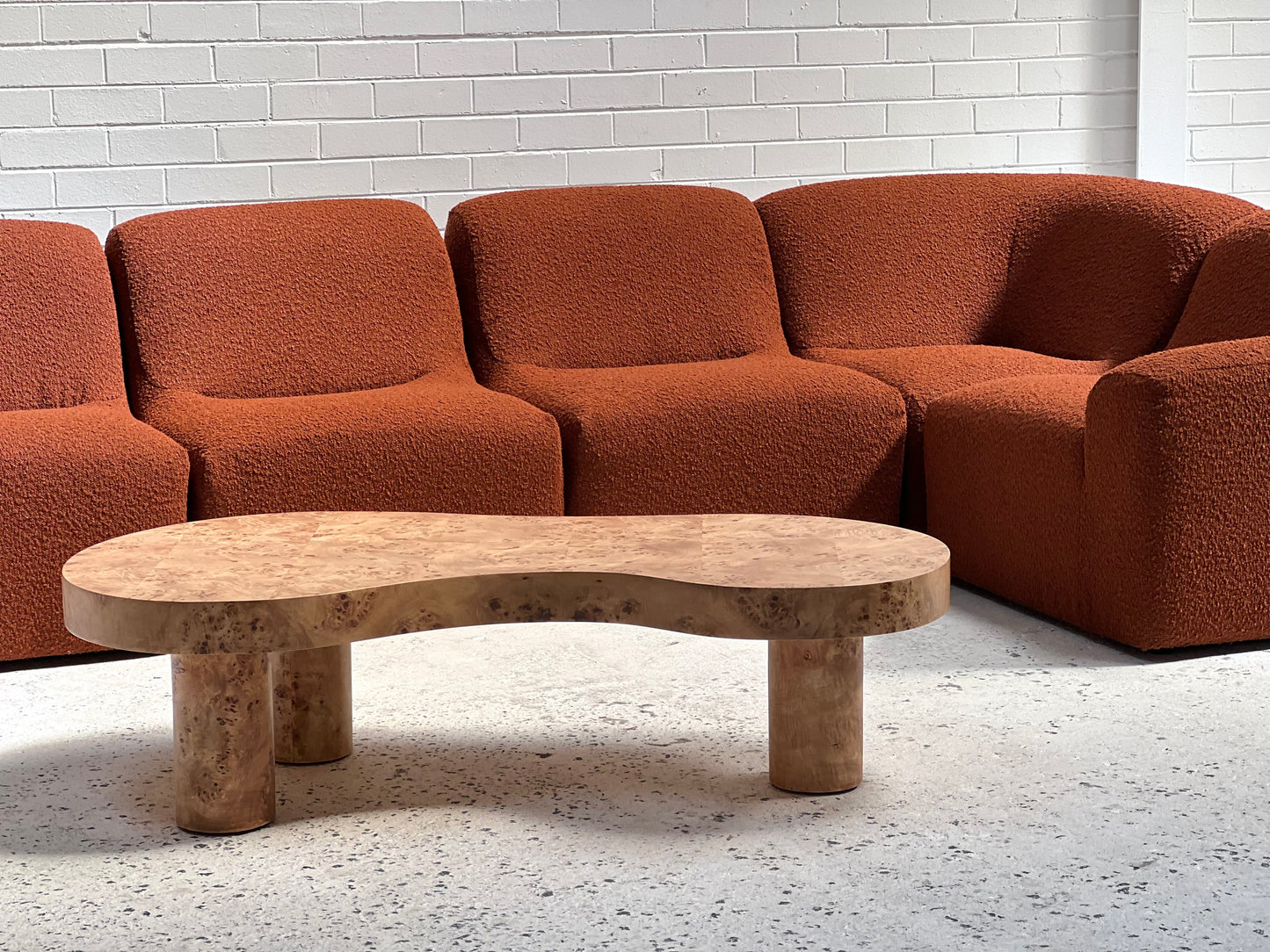 Bespoke Boucle Vintage Modular Sofa