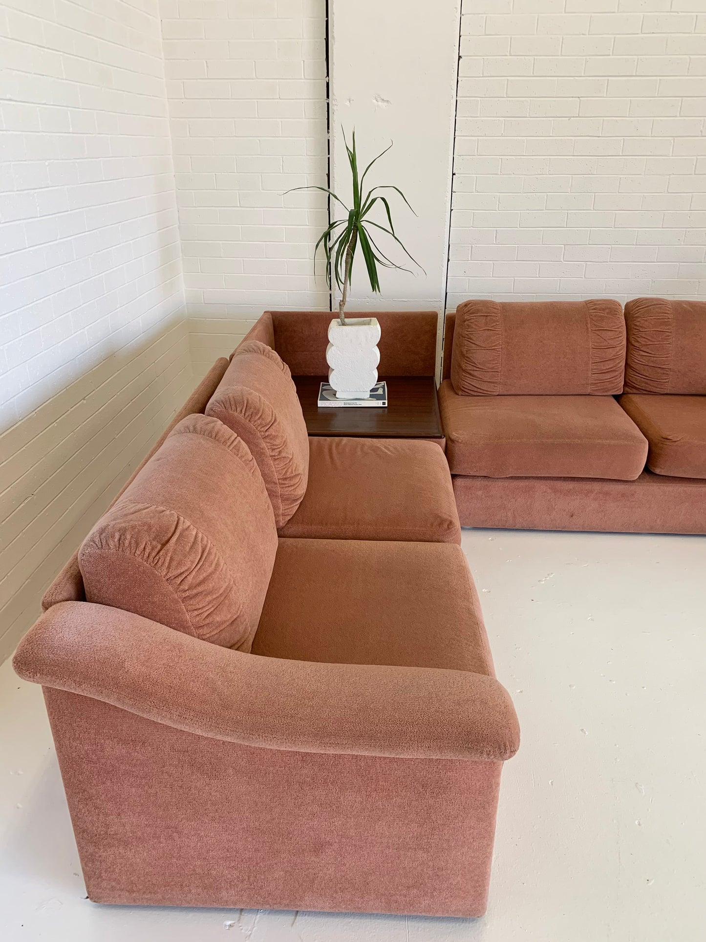 Vintage Parker Velvet Modular Sofa