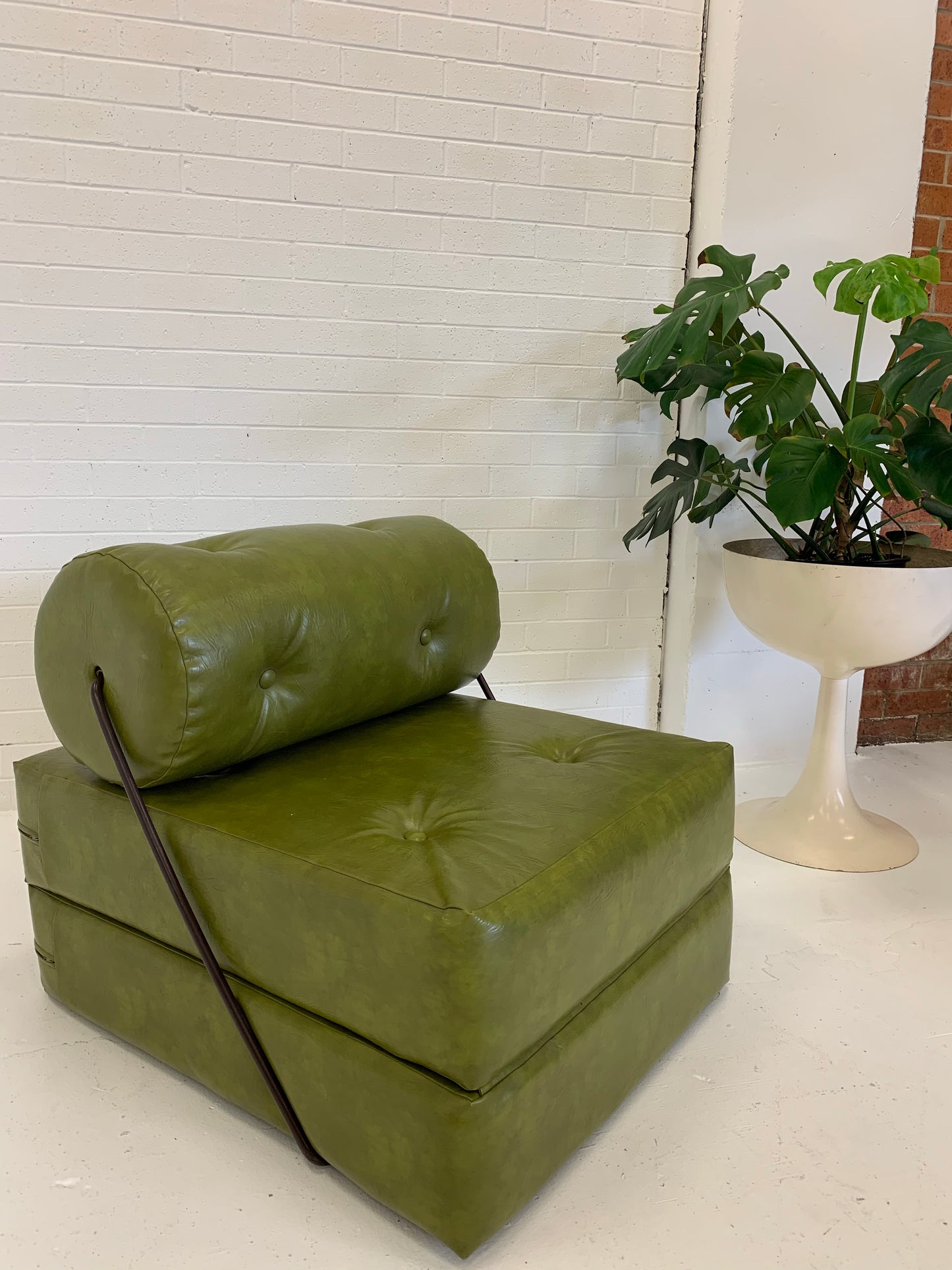 Vintage Ikea “TAJT” Armchair / Fold Out Day Bed