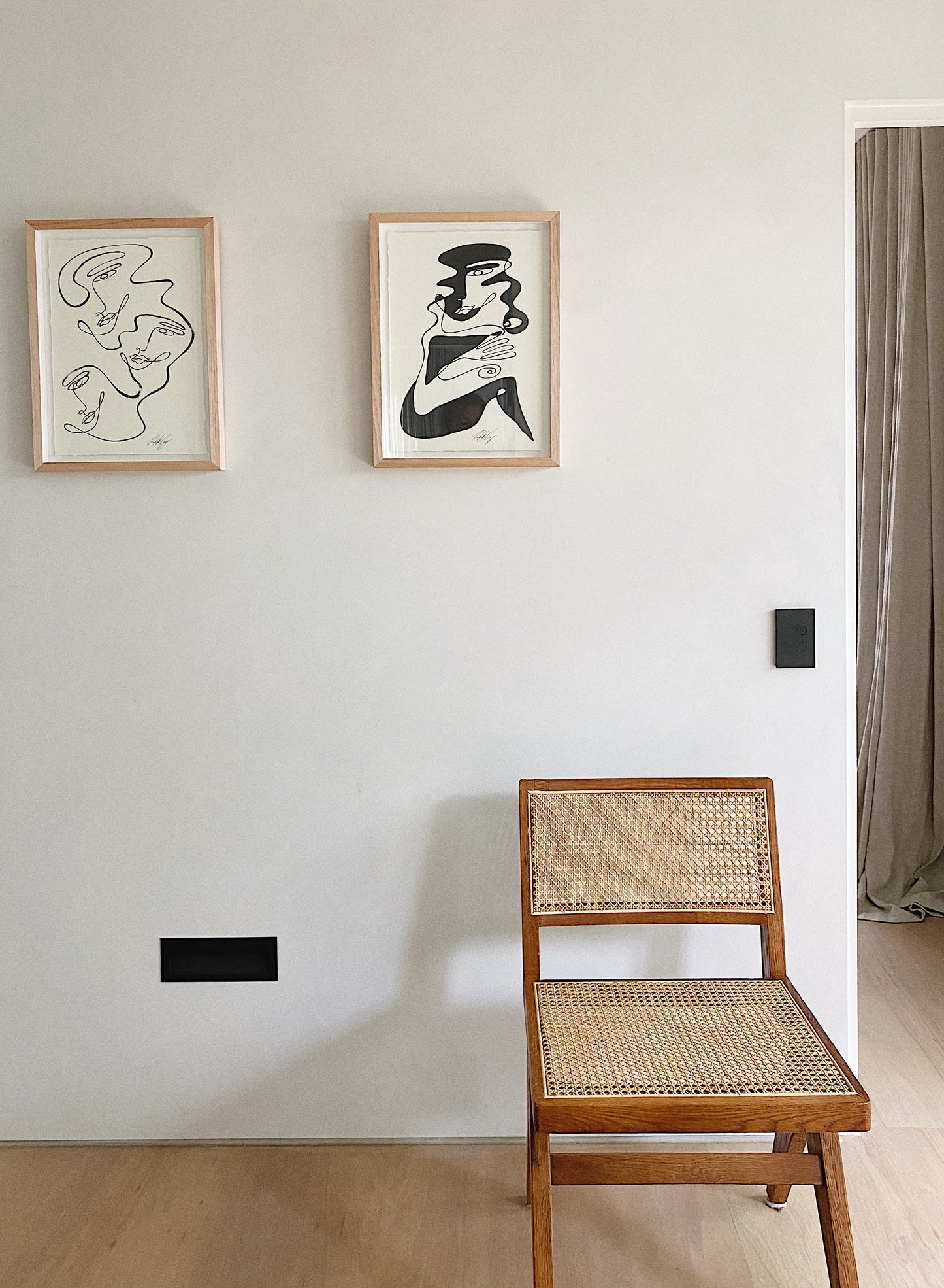 “Three of us” By Rikki Day ~ Float framed in Tasmanian Oak, limited edition