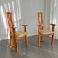 - Vintage Wavy High Back Chair
