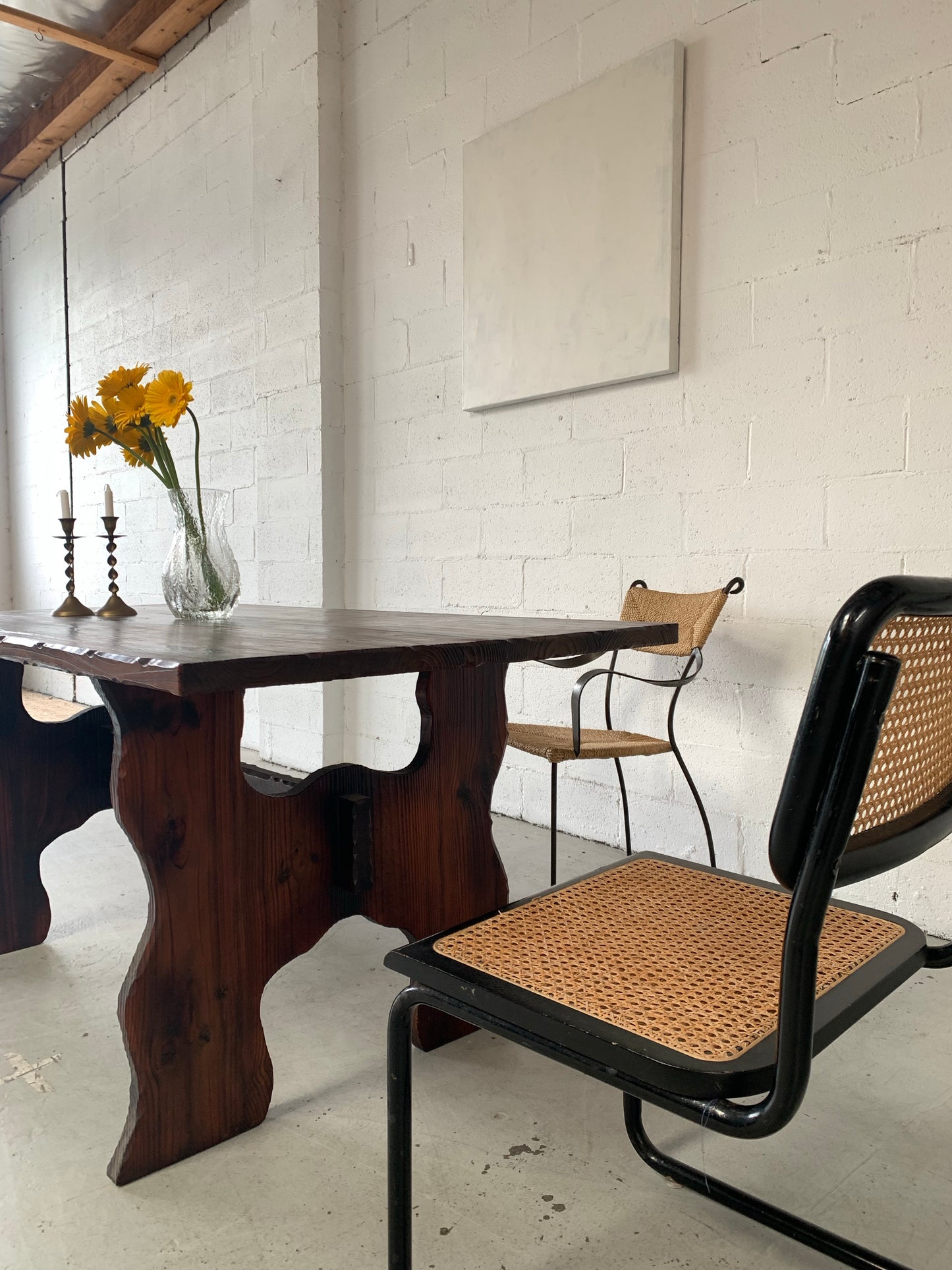 Hand Carved Spanish-Style Dining Table