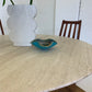 Vintage Italian Honed Travertine Dining Table