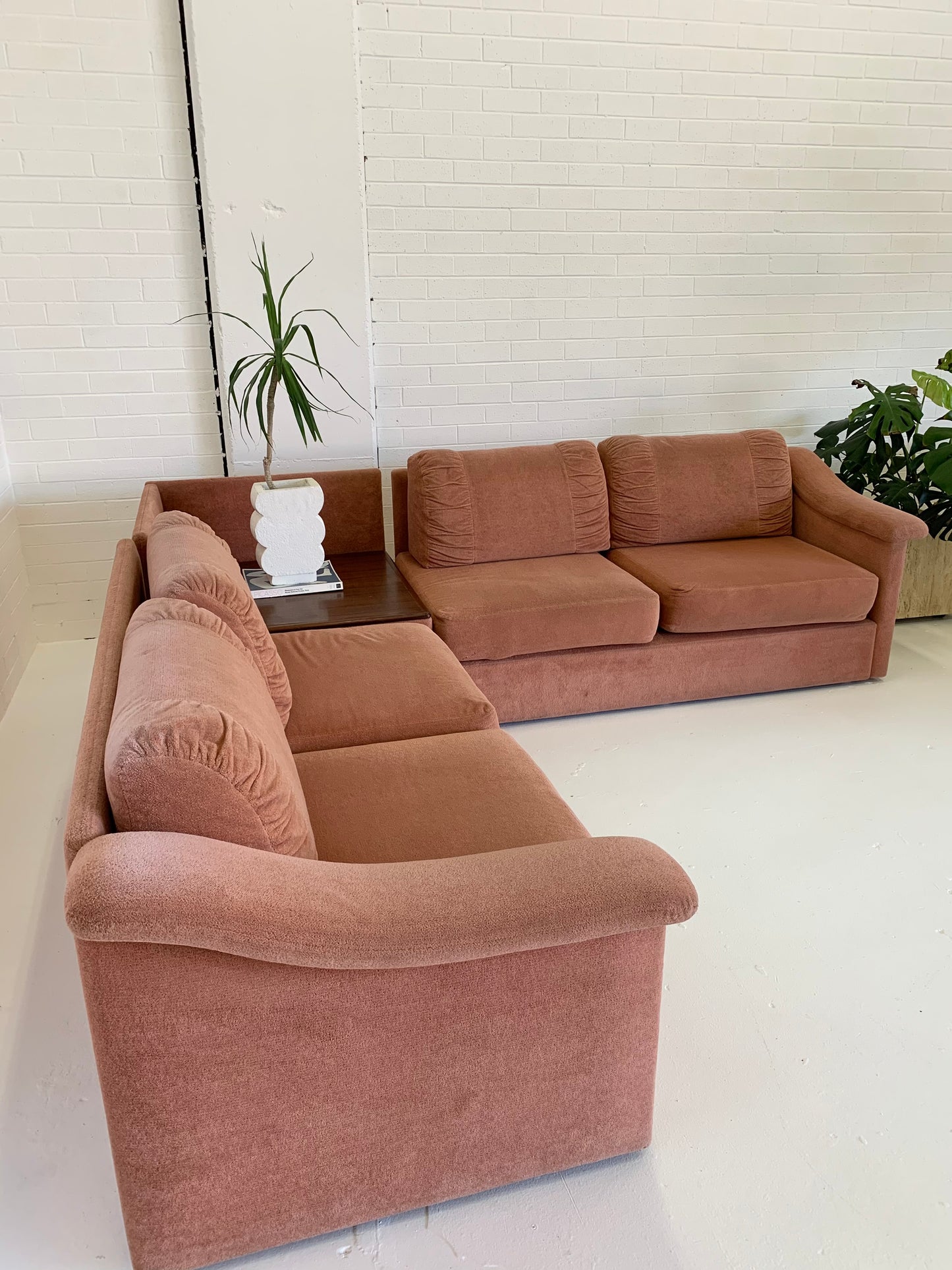 Vintage Parker Velvet Modular Sofa