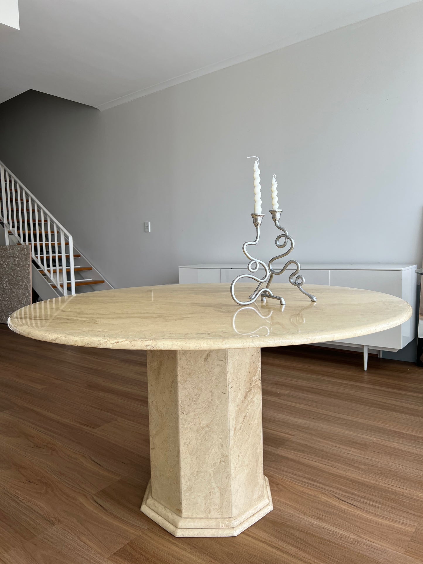 - Vintage Marble Dining Table