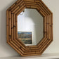 - Large Vintage Bamboo Mirror