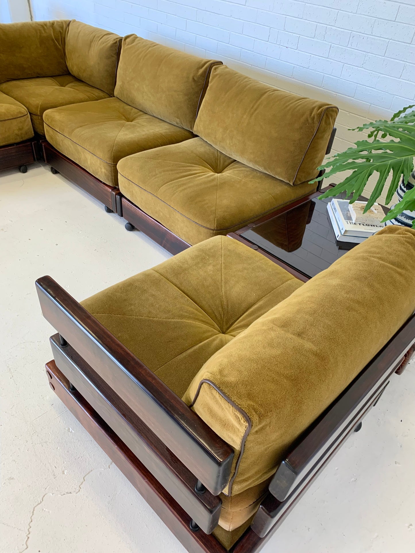 Vintage Post and Rail Modular Sofa