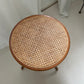 - Vintage Bentwood Rattan Side Table