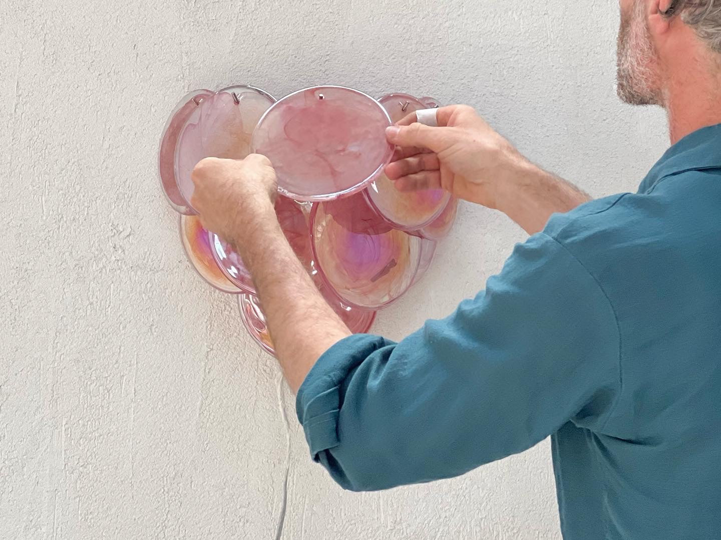 Murano Sconce - VISTOSTI PINK - One Available