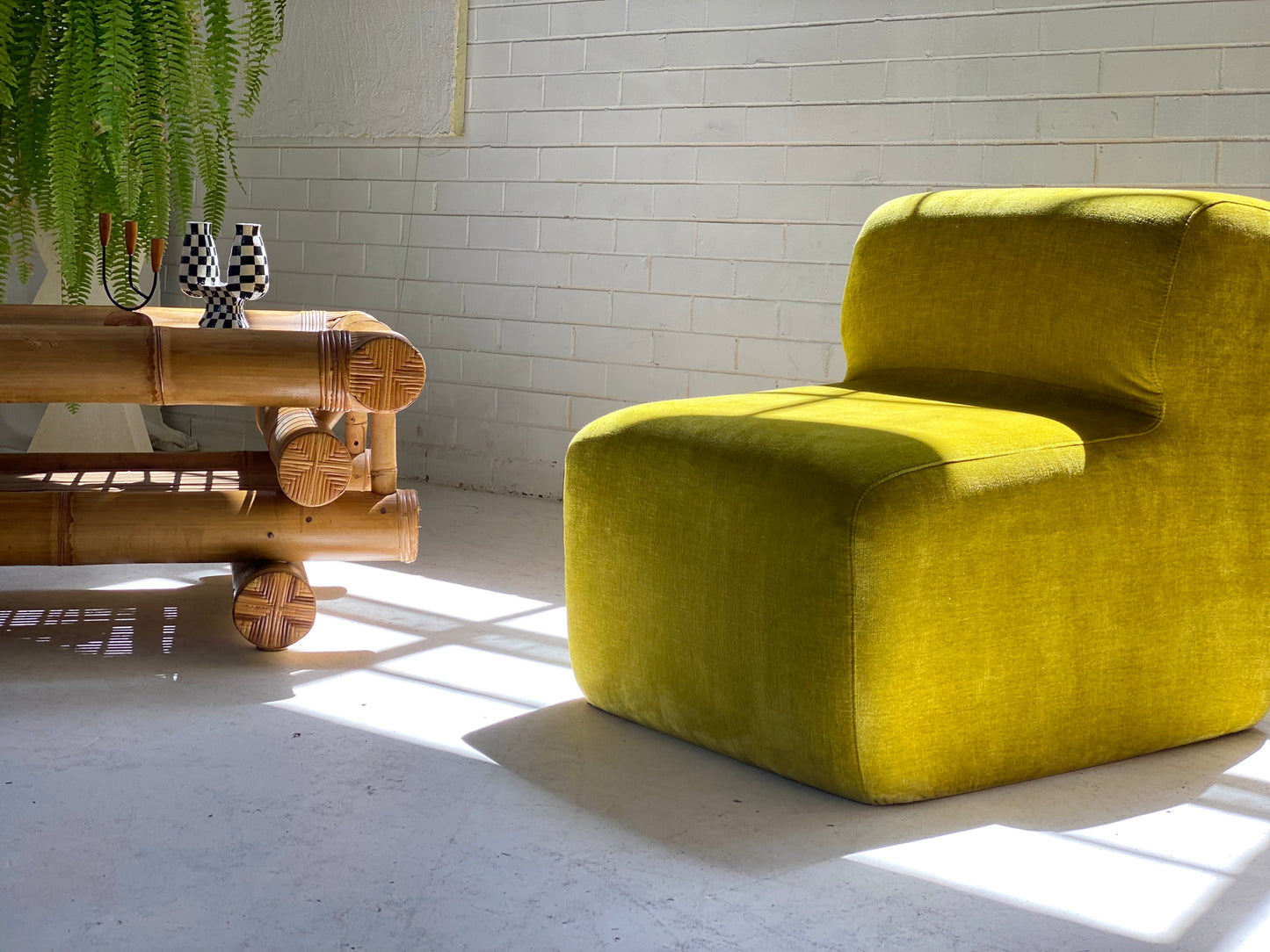 Velvet Chubby Modular Chair