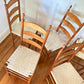 Shaker Style Ladderback Chairs - Six Available