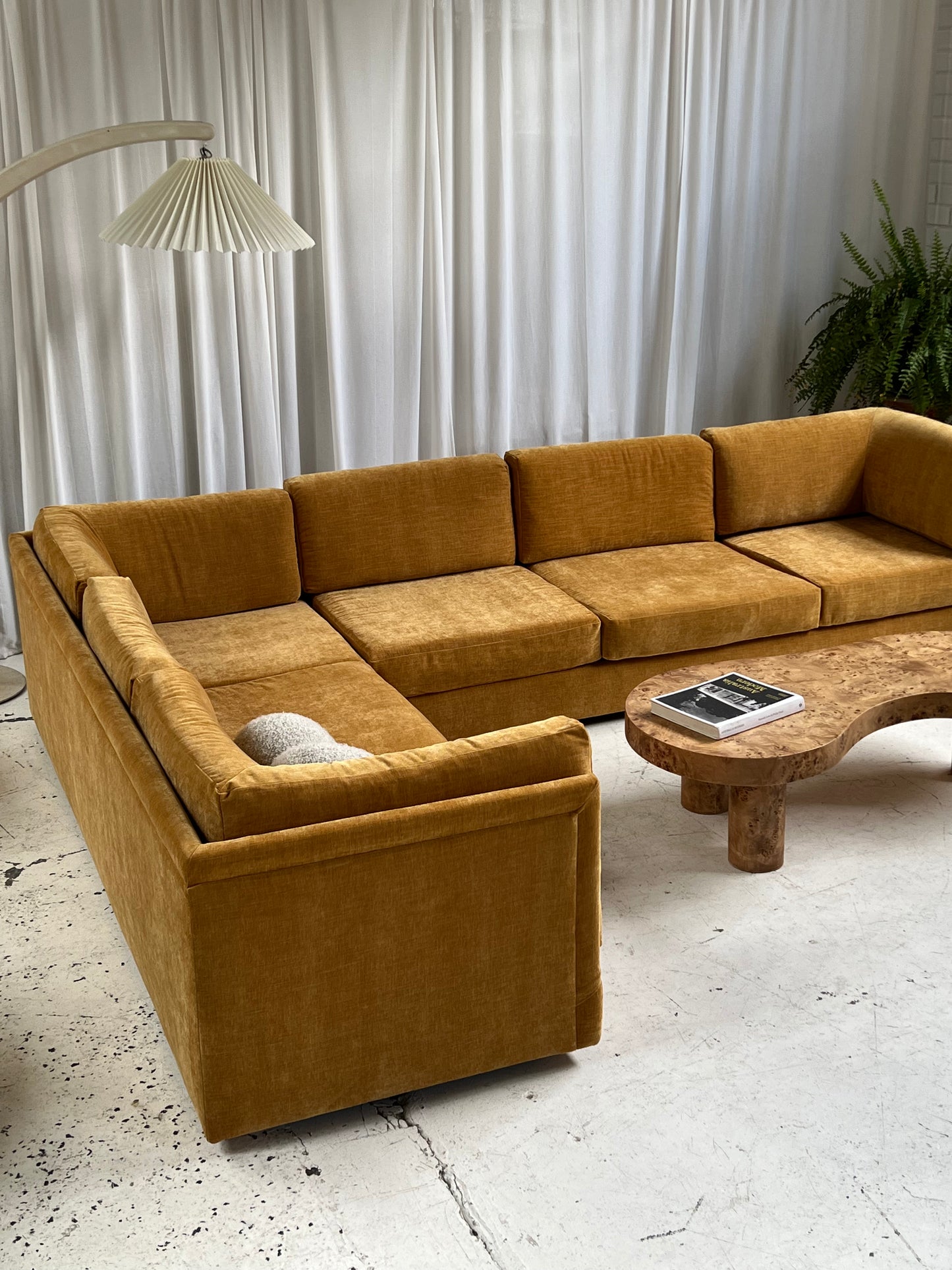- Bespoke Mustard Modular Sofa Set