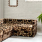 - Vintage Geometric Velvet Modular Sofa