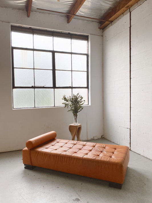 Vintage Leather Daybed